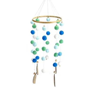 Kids Room Decoration Gift Baby Craft Wooden Beautiful Nursery Bed Hanging Durable Wind Chimes Felt Ball Handmade Photo Props
Kids Room Decoration Gift Baby Craft Wooden Beautiful Nursery Bed Hanging Durable Wind Chimes Felt Ball Handmade Photo Props