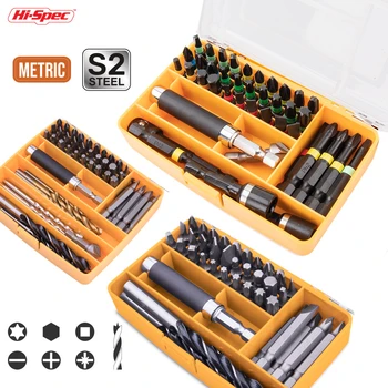 Hi-Spec Multi Metal Drill Kits Screwdriver Bit Set Woodworking Bits HSS Drill Bit Set for Wood Steel Plastic Impact Driver
Hi-Spec Multi Metal Drill Kits Screwdriver Bit Set Woodworking Bits HSS Drill Bit Set for Wood Steel Plastic Impact Driver
