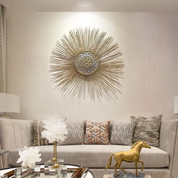 European Creative Wrought Iron Wall Hanging Sun Flower Crafts Wall Decoration Sofa Background Wall Decorative Mirror Ornaments
European Creative Wrought Iron Wall Hanging Sun Flower Crafts Wall Decoration Sofa Background Wall Decorative Mirror Ornaments