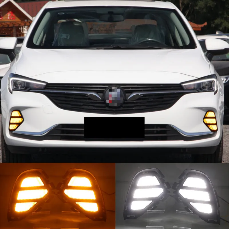 2 шт. для Buick Verano 2020 светодиодные дневные ходовые огни светильник белого цвета