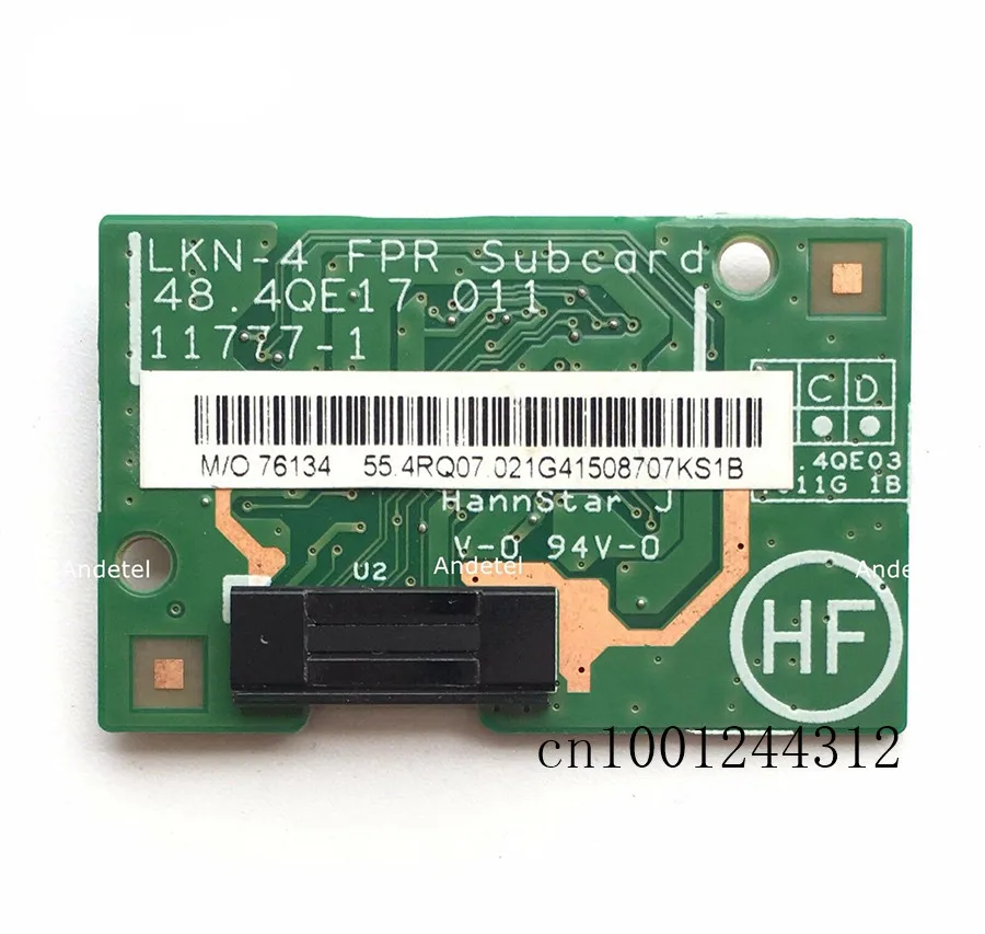 New Original For Lenovo ThinkPad X1 Carbon Gen1 X230 T530 W530 T430S Fingerprint Reader Board FPR
New Original For Lenovo ThinkPad X1 Carbon Gen1 X230 T530 W530 T430S Fingerprint Reader Board FPR