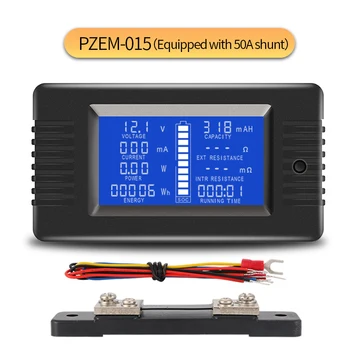PZEM-015 200v 50A Battery Discharge Tester Capacity Power Energy Impedance Resistance Digital Ammeter Voltmeter Energy Meter
PZEM-015 200v 50A Battery Discharge Tester Capacity Power Energy Impedance Resistance Digital Ammeter Voltmeter Energy Meter