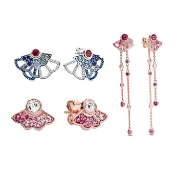 2020 New Arrival Fashion Rhinestone China Exclusive Rose Pink Fan Zircon Stud Earrings Jewelry Women Gift
2020 New Arrival Fashion Rhinestone China Exclusive Rose Pink Fan Zircon Stud Earrings Jewelry Women Gift