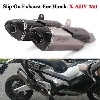 2019 New Full System Motorcycle Exhaust Muffler Modified Front Mid Link Pipe Tube Header For Honda X-ADV 750 XADV750 ADV Slip On