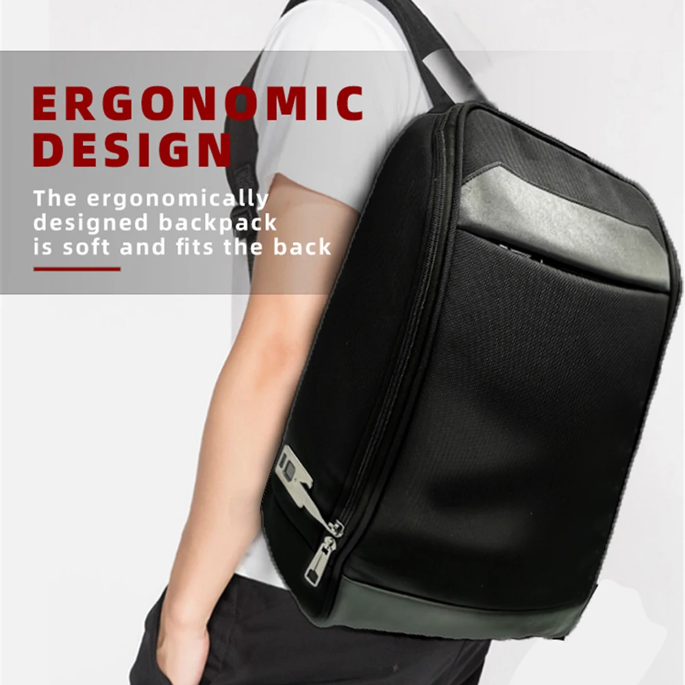 Fingerprint Lock Double Back Pack Large Capacity Smart Lock Sports Bag Fingerprint Backpack Men Women Rucksack Charging P9
Fingerprint Lock Double Back Pack Large Capacity Smart Lock Sports Bag Fingerprint Backpack Men Women Rucksack Charging P9