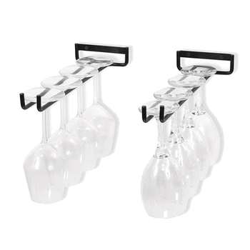 NEW-2 Pcs Stemware Wine Glass Storage Rack,Wall Mountable Kitchen Storage Rack ,Wrought Iron,Black,11 Inch / 30cm
NEW-2 Pcs Stemware Wine Glass Storage Rack,Wall Mountable Kitchen Storage Rack ,Wrought Iron,Black,11 Inch / 30cm