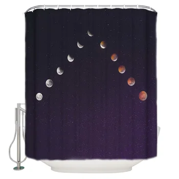 Moon Gradient Sky Eclipse Shower Curtain Waterproof Curtains Polyester Bath Curtain
Moon Gradient Sky Eclipse Shower Curtain Waterproof Curtains Polyester Bath Curtain