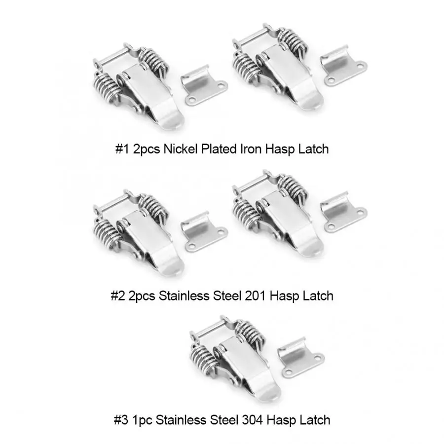 Hasp Latch Adjustable Hasp Lock Catch Clasp Furniture Accessories Sealing Box Latch Hasp
Hasp Latch Adjustable Hasp Lock Catch Clasp Furniture Accessories Sealing Box Latch Hasp