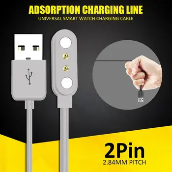 2-Pin Magnetic Charging Cable Universal 2 Pin Smart Watch Charger Adapter with Magnetics Plug for 2.84mm Power Charger Cord
2-Pin Magnetic Charging Cable Universal 2 Pin Smart Watch Charger Adapter with Magnetics Plug for 2.84mm Power Charger Cord