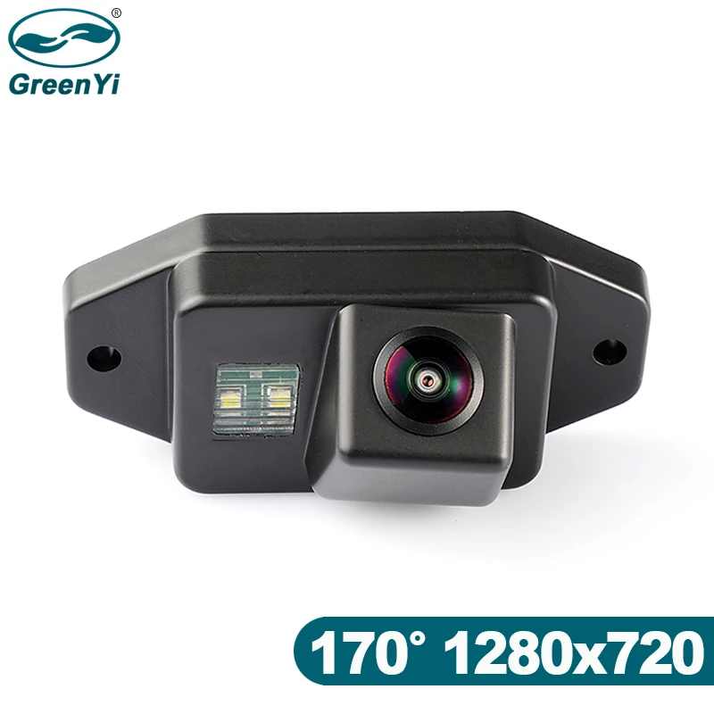 Камера заднего вида GreenYi HD 1280x720P 170 ° с ночным видением для Toyota Prado Land Cruiser 120 |