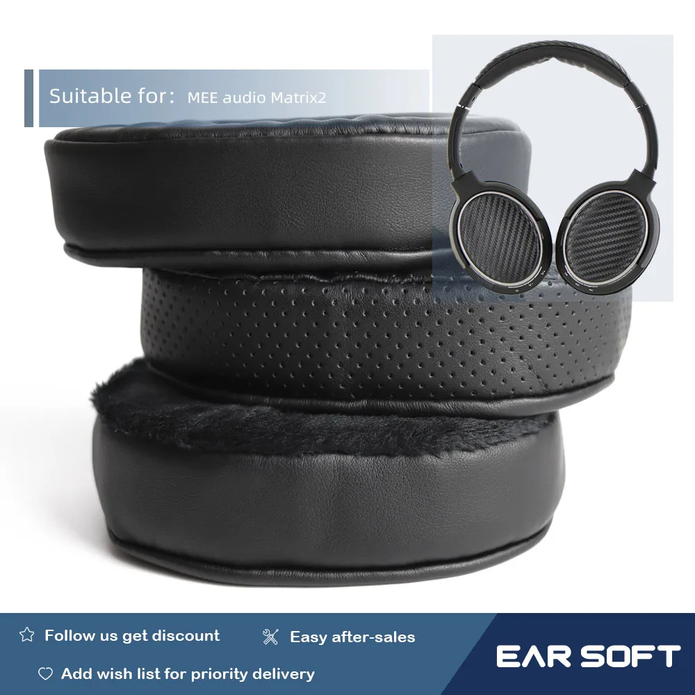 Earsoft Replacement Ear Pads Cushions for MEE audio Matrix2 Headphones Earphones Earmuff Case Sleeve Accessories
Earsoft Replacement Ear Pads Cushions for MEE audio Matrix2 Headphones Earphones Earmuff Case Sleeve Accessories