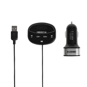Dual USB Car Charger for iPhone Android Phones Bluetooth FM Transmitter with Detachable Magnetic Base
Dual USB Car Charger for iPhone Android Phones Bluetooth FM Transmitter with Detachable Magnetic Base