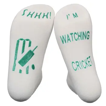 Unisex Non Skid Socks Shhh I Am Watching Cricket Funny Letters Cotton Hosiery
Unisex Non Skid Socks Shhh I Am Watching Cricket Funny Letters Cotton Hosiery