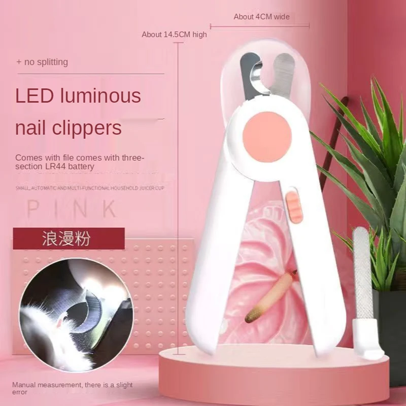 Pet Nail Clipper Scissors for Dogs Professional Pet Nail Clipper with Led Light Electric Dog Cat Puppy Kitten Nail Clippers Tool
Pet Nail Clipper Scissors for Dogs Professional Pet Nail Clipper with Led Light Electric Dog Cat Puppy Kitten Nail Clippers Tool