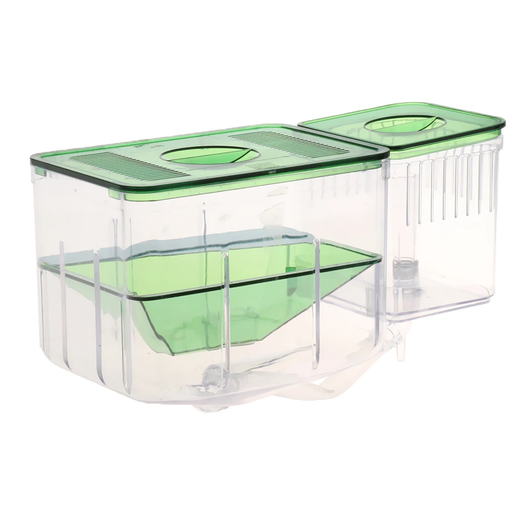 Aquarium Fish Breeder Box Hatchery Incubator, Large Plastic Fish Isolation Box for Clownfish Guppy Betta Eels Crab Fish Tank Aquarium Fish Breeder Box Hatchery Incubator, Large Plastic Fish Isolation Box for Clownfish Guppy Betta Eels Crab Fish Tank