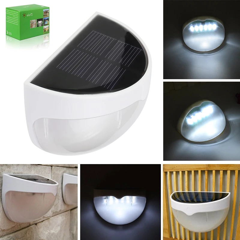 6 LED Solar Power Light Sensor Waterproof Wall Mount Lamp for Garden Fence Bedside Living Room Home Hallway Loft Night Light
6 LED Solar Power Light Sensor Waterproof Wall Mount Lamp for Garden Fence Bedside Living Room Home Hallway Loft Night Light