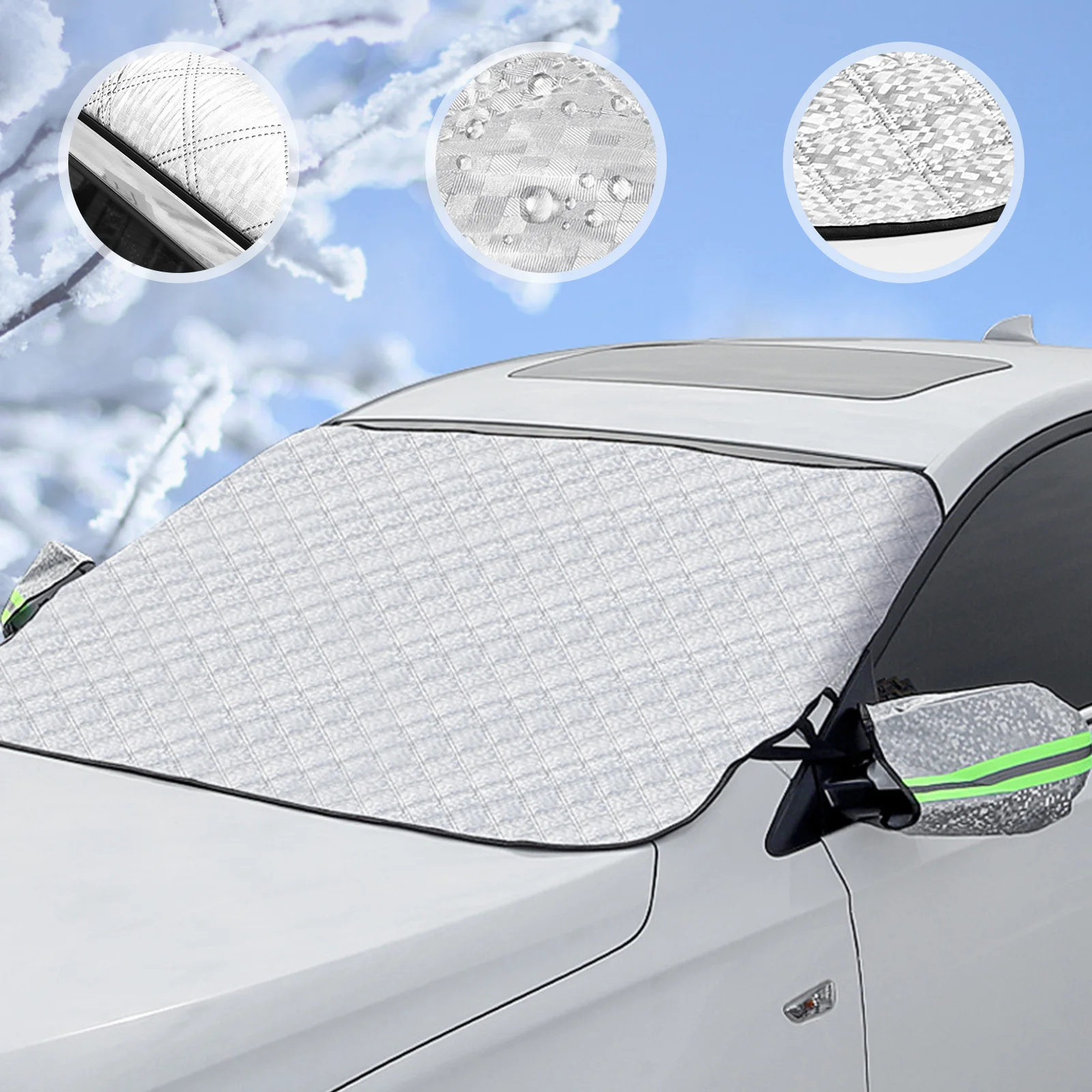 Car Snow Cover Windscreen Windshield Sunshade Outdoor Window Ice Protection Foils Frost Auto Protector Winter Exterior Cover
Car Snow Cover Windscreen Windshield Sunshade Outdoor Window Ice Protection Foils Frost Auto Protector Winter Exterior Cover