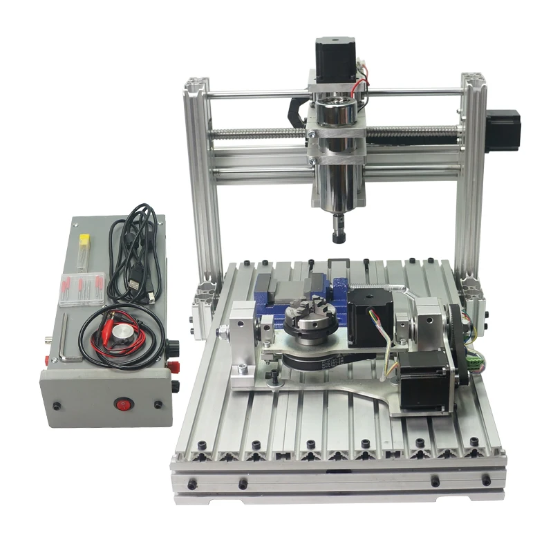 5 Axis DIY CNC 3040 With 400W Spindle Motor USB Port Mach3 ER11 Collet type For Pcb Pvc Woodworking CNC Milling Machine
5 Axis DIY CNC 3040 With 400W Spindle Motor USB Port Mach3 ER11 Collet type For Pcb Pvc Woodworking CNC Milling Machine