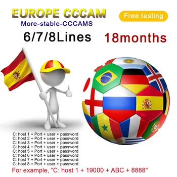 The most stable Cccam in Europe, the latest year Spain, Italy, Germany, 6/7 lines support satellite TV receiver set-top boxes
The most stable Cccam in Europe, the latest year Spain, Italy, Germany, 6/7 lines support satellite TV receiver set-top boxes
