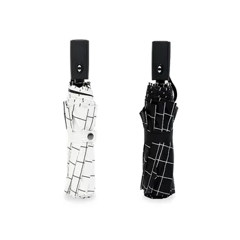 Ten Bone self-opening umbrella three folding fully automatic pattern vinyl umbrella fully automatic from the open close all-weat
Ten Bone self-opening umbrella three folding fully automatic pattern vinyl umbrella fully automatic from the open close all-weat