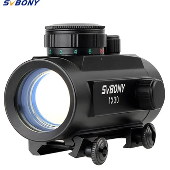 Svbony 1x30mm Tactical Red Green Dot Riflescope Five Brightness Settings Reflex Sight w/ 20mm Rail Mount for Hunting
Svbony 1x30mm Tactical Red Green Dot Riflescope Five Brightness Settings Reflex Sight w/ 20mm Rail Mount for Hunting
