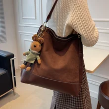 Big Matte Women Tote Bags Large Capacity Pu Leather Shopper Bag Scrub Female Shoulder Handbags for Travel Lady Suede Bucket Bag
Big Matte Women Tote Bags Large Capacity Pu Leather Shopper Bag Scrub Female Shoulder Handbags for Travel Lady Suede Bucket Bag