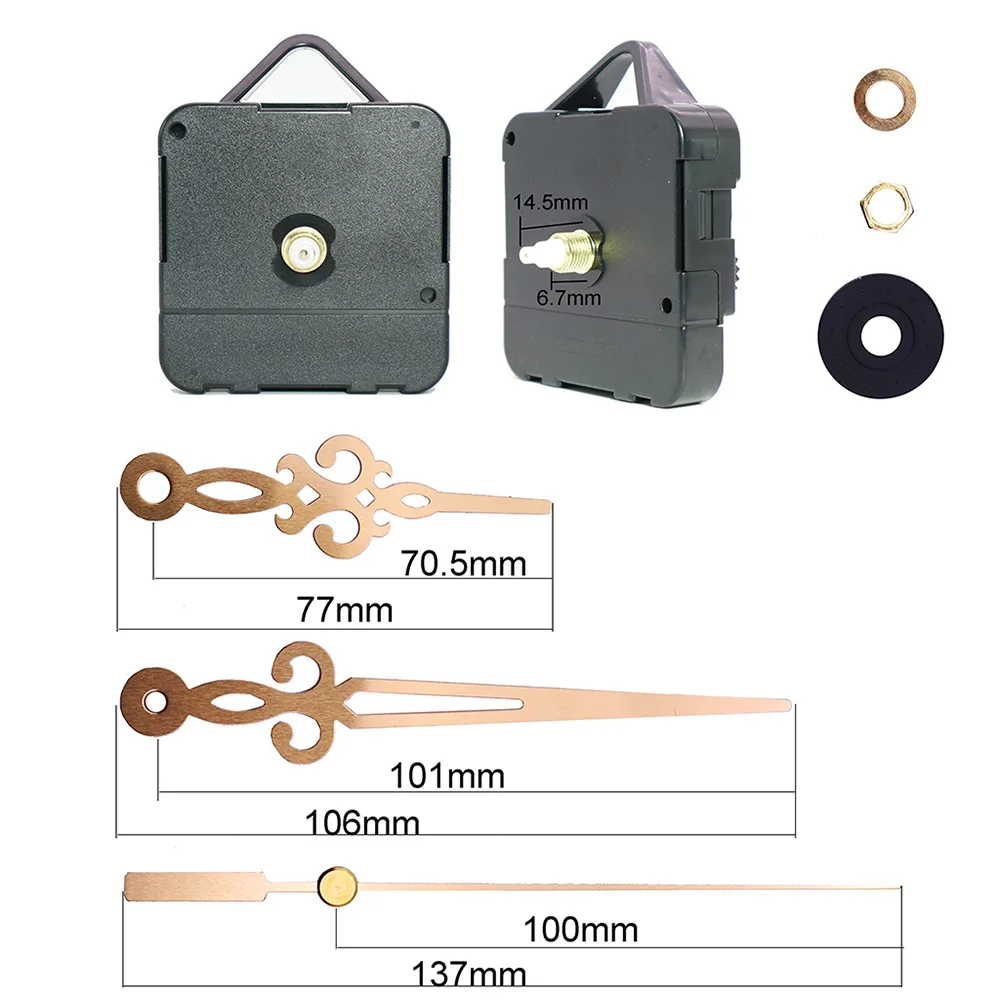 DIY Quartz Watch Repair Movement Metal Clock Mechanism Parts Golden color Wall Clocks Replacement Movement Newest with box
DIY Quartz Watch Repair Movement Metal Clock Mechanism Parts Golden color Wall Clocks Replacement Movement Newest with box
