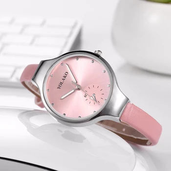 Casual Women's Watch Romantic YOLAKO Wrist Watch 2020 Leather Rose Gold Designer Ladies Clock Simple Dress Gfit Montre Femme
Casual Women's Watch Romantic YOLAKO Wrist Watch 2020 Leather Rose Gold Designer Ladies Clock Simple Dress Gfit Montre Femme