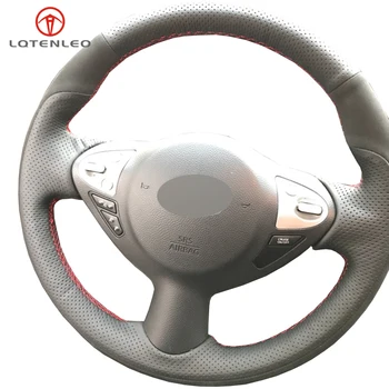 LQTENLEO Black Genuine Leather Suede Steering Wheel Cover For Infiniti FX FX35 FX37 FX50 QX70 Nissan Juke Maxima Sentra Sylphy
LQTENLEO Black Genuine Leather Suede Steering Wheel Cover For Infiniti FX FX35 FX37 FX50 QX70 Nissan Juke Maxima Sentra Sylphy