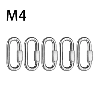 5pcs M3/4/5 Carabiner Quick Link Strap Connector Steel Repair Shackle D Shape Rigging Carabiner Rings Camping Fishing Tool
5pcs M3/4/5 Carabiner Quick Link Strap Connector Steel Repair Shackle D Shape Rigging Carabiner Rings Camping Fishing Tool
