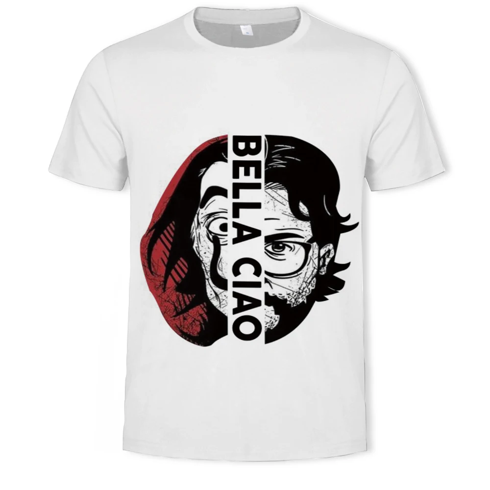 3D T-shirt Men's Design Paper House T-shirt Robbery TV T-shirt Men's Short Sleeve Paper House Fashion T-shirt Top 
3D T-shirt Men's Design Paper House T-shirt Robbery TV T-shirt Men's Short Sleeve Paper House Fashion T-shirt Top