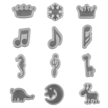 13Style Musical Note Moon Pendants Silicone Molds Crown Snowflake Animal Epoxy Resin Mold For DIY Crafts Jewelry Making Keychain
13Style Musical Note Moon Pendants Silicone Molds Crown Snowflake Animal Epoxy Resin Mold For DIY Crafts Jewelry Making Keychain