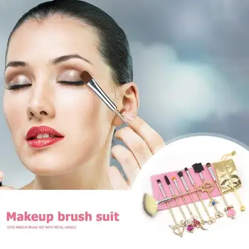 Makeup Brushes Kit Shiny Gold Metal Handle High-quality Soft Face Blush Eyeshadow Personality Cosmetics Beauty Pens Tools
Makeup Brushes Kit Shiny Gold Metal Handle High-quality Soft Face Blush Eyeshadow Personality Cosmetics Beauty Pens Tools