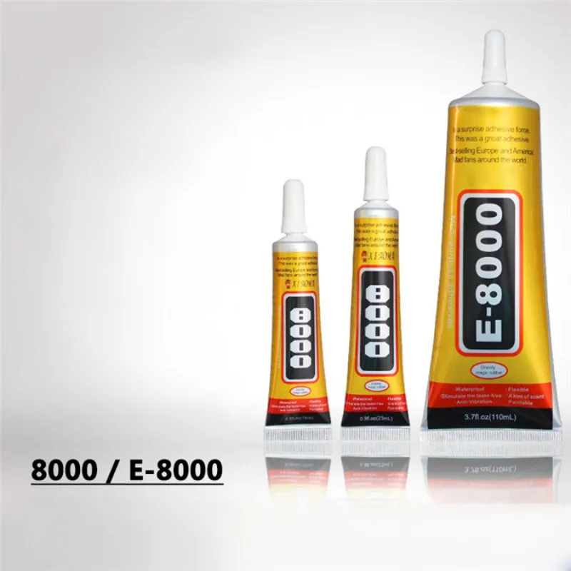 E8000 15ml Liquid Glue Super Strong Multipurpose Adhesive Jewelry Crafts Crystal Rhinestone DIY Fix Phone Screen Glass Nail Gel
E8000 15ml Liquid Glue Super Strong Multipurpose Adhesive Jewelry Crafts Crystal Rhinestone DIY Fix Phone Screen Glass Nail Gel