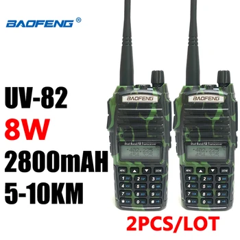 2pcs Baofeng UV 82 Portable Two Way Ham Radio Add Foldable Antenna 5-10KM BAOFENG Walkie Talkie UV-82 Camouflage hf Transceiver
2pcs Baofeng UV 82 Portable Two Way Ham Radio Add Foldable Antenna 5-10KM BAOFENG Walkie Talkie UV-82 Camouflage hf Transceiver