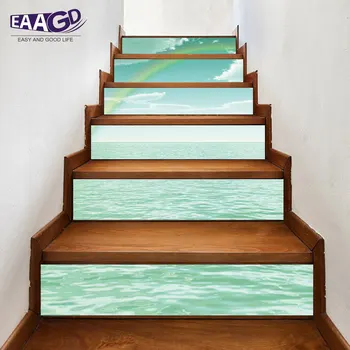 6Pcs/Set DIY 3D Stairway Stickers Sea Rainbow Stairs Stickers Fall Floor Wall Decor Decals Sticker Living Room Decoration 
6Pcs/Set DIY 3D Stairway Stickers Sea Rainbow Stairs Stickers Fall Floor Wall Decor Decals Sticker Living Room Decoration