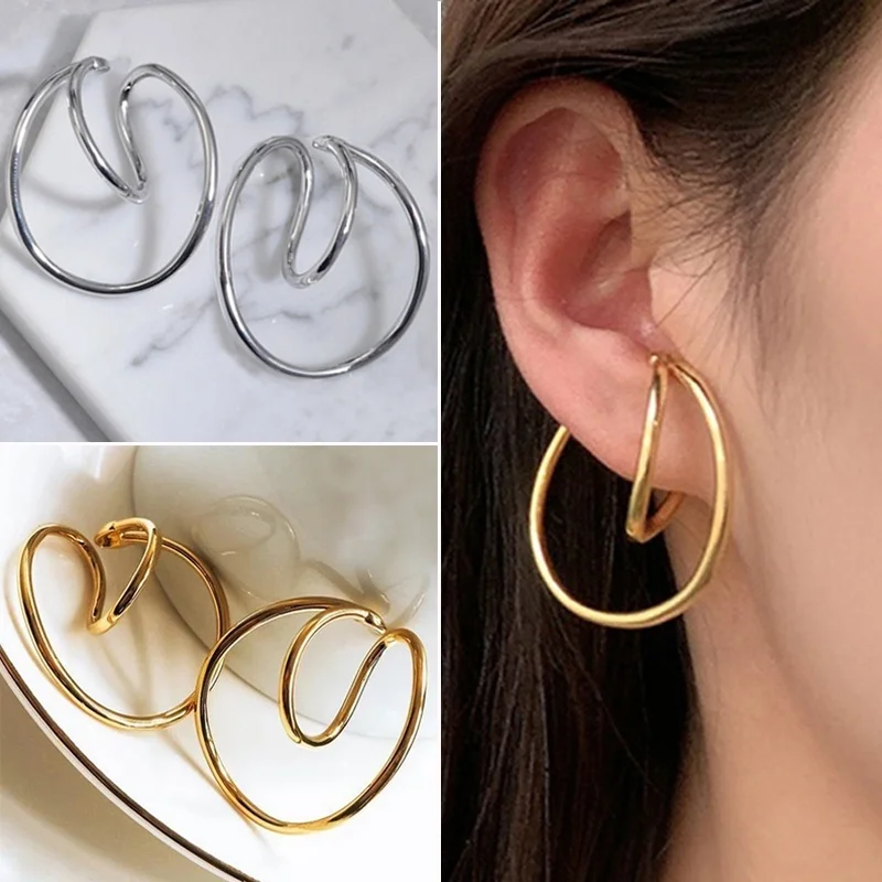 Exaggeration Gorgeous Hooping Ear Cuff Geometry Earring Ear Clip No Piercing Earcuff Gleaming for Girlfriend Gift Party Jewelry
Exaggeration Gorgeous Hooping Ear Cuff Geometry Earring Ear Clip No Piercing Earcuff Gleaming for Girlfriend Gift Party Jewelry