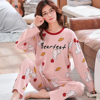 BZEL Hot Sale Pink Pajamas Round Neck Women's Pyjama Sets Letter Printed Pijama Casual Female Homewear Cotton Sleepwear XXXL 2PC
BZEL Hot Sale Pink Pajamas Round Neck Women's Pyjama Sets Letter Printed Pijama Casual Female Homewear Cotton Sleepwear XXXL 2PC