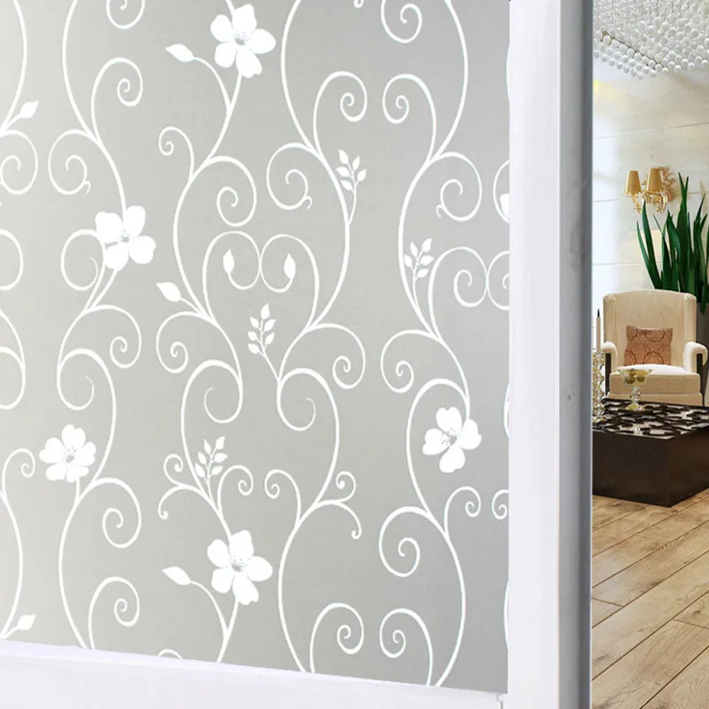 Iron Flower Pattern Self-Adhesive Window Film Living Room Bedroom Bathroom Office Opaque Privacy Sunscreen Film window stickers 
Iron Flower Pattern Self-Adhesive Window Film Living Room Bedroom Bathroom Office Opaque Privacy Sunscreen Film window stickers