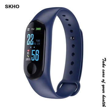 SKHO New M3 Smartband Fitness Tracker Smart Bracelet Blood Pressure Heart Rate Monitor Waterproof Smart Band PRO Wristband
SKHO New M3 Smartband Fitness Tracker Smart Bracelet Blood Pressure Heart Rate Monitor Waterproof Smart Band PRO Wristband