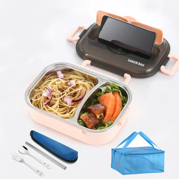 304 Stainless Steel Lunch Box With Compartment Food Container Leakproof Microwave Heating Insulation Portable Bento Box Large
304 Stainless Steel Lunch Box With Compartment Food Container Leakproof Microwave Heating Insulation Portable Bento Box Large