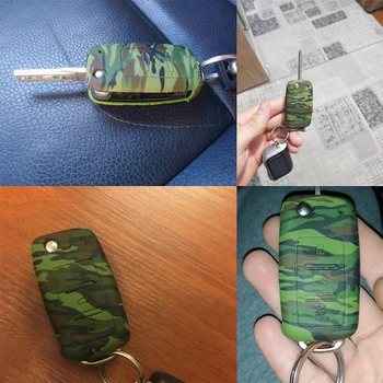 NS Modif Car Key Case Cover Silicone For VW Volkswagen Touareg GTI Cabrio CC R32 Sharan Amarok Beetle CrossFox Plus Scirocco