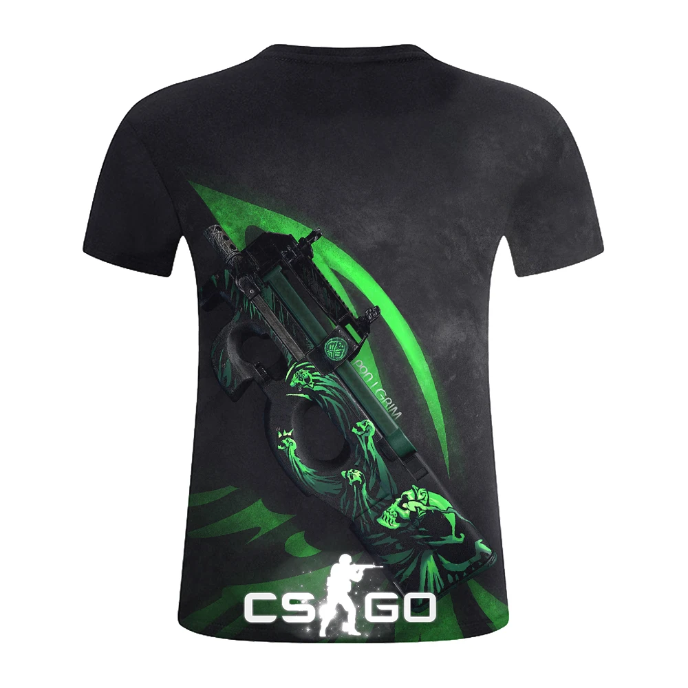 2019 Counter Strike Global Offensive CS GO Gamer T Shirt CSGO 3D Men  T-shirt Top Quality Brand Clothing Funny T-Shirt Mens Tee - AliExpress  Men's Clothing