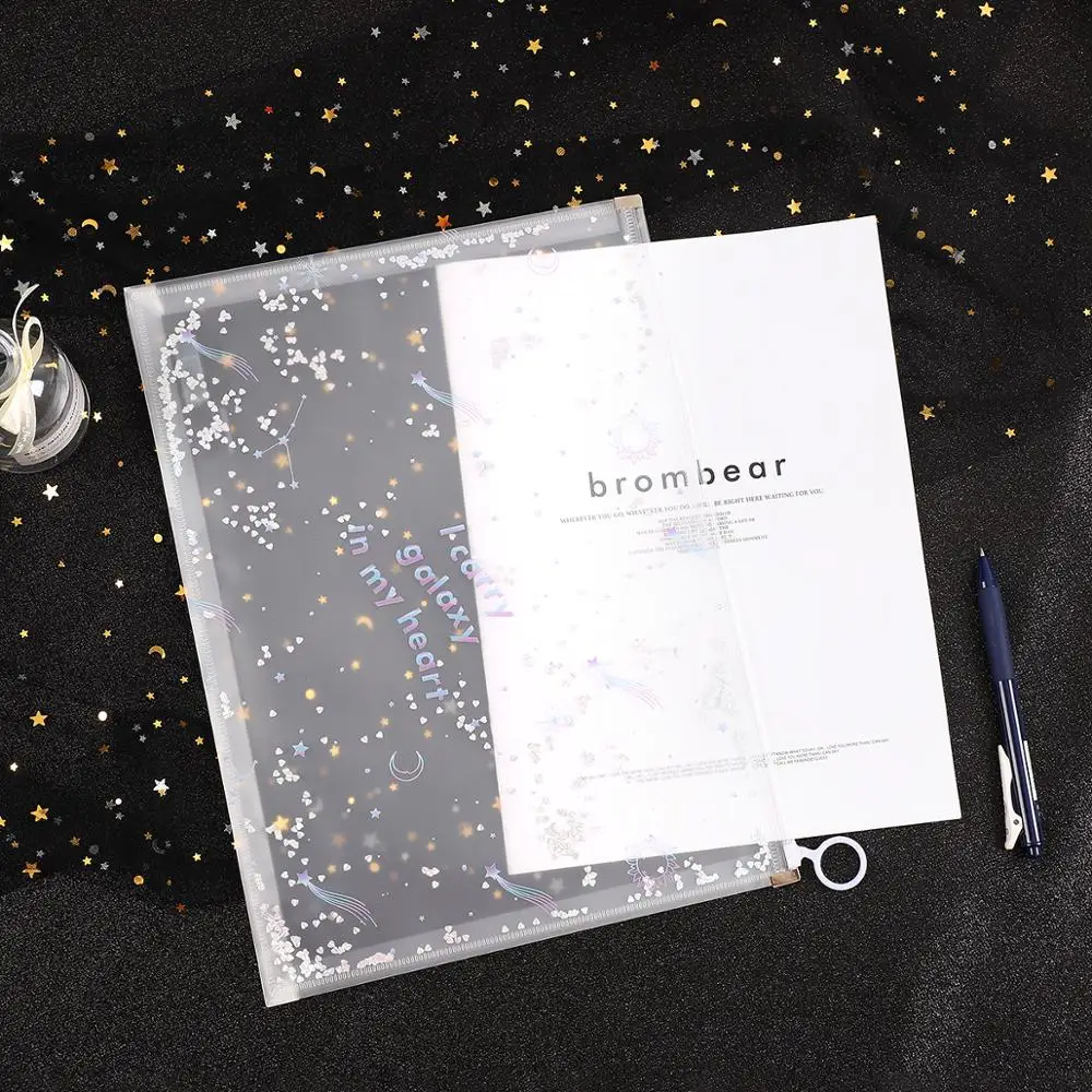 JIANWU 2pcs/set Creative simplicity Side-pulling bag Gilding Zipper bag file folder a4 paper kawaii School supplies
JIANWU 2pcs/set Creative simplicity Side-pulling bag Gilding Zipper bag file folder a4 paper kawaii School supplies