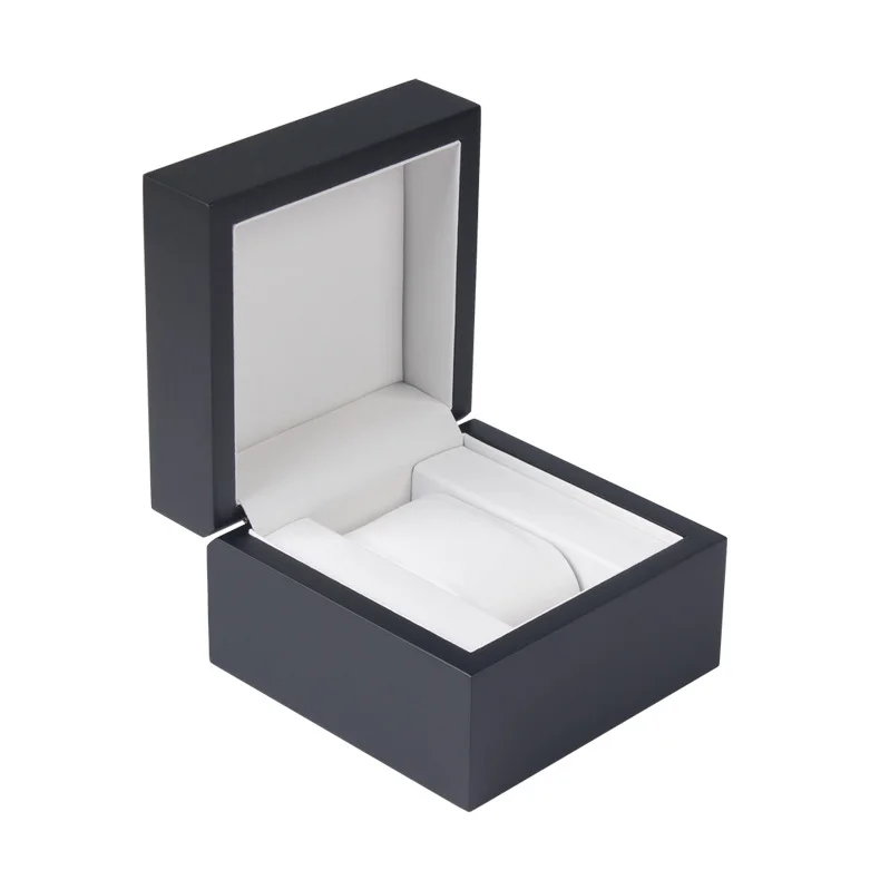 Matte paint watch box Custom high-grade wooden watch box packaging box processing printed LOGO
Matte paint watch box Custom high-grade wooden watch box packaging box processing printed LOGO
