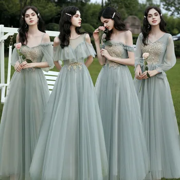 Bridesmaid Dresses Sparkling Sequin Appliques A Line Wedding Guest Prom Gowns Aqua Green Floor Length Elegant Women Dress R019
Bridesmaid Dresses Sparkling Sequin Appliques A Line Wedding Guest Prom Gowns Aqua Green Floor Length Elegant Women Dress R019
