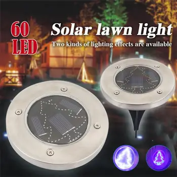 Ground Lamp Christmas Tree 60LED Home Security Garden Decking Path Way Buried Light Disk Lights Solar Power Outdoor Street
Ground Lamp Christmas Tree 60LED Home Security Garden Decking Path Way Buried Light Disk Lights Solar Power Outdoor Street