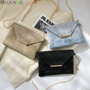 Fashion Snake Pattern Envelope Messenger Bag Casual Women Square Party Shoulder Wristlets PU Leather Chain Clutch Money Purse
Fashion Snake Pattern Envelope Messenger Bag Casual Women Square Party Shoulder Wristlets PU Leather Chain Clutch Money Purse