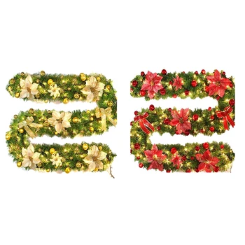 2.7M/9Ft Artificial Christmas Fireplace Garland Wreath Fake Pine Tree Ornament Fireplace Ornament 
2.7M/9Ft Artificial Christmas Fireplace Garland Wreath Fake Pine Tree Ornament Fireplace Ornament