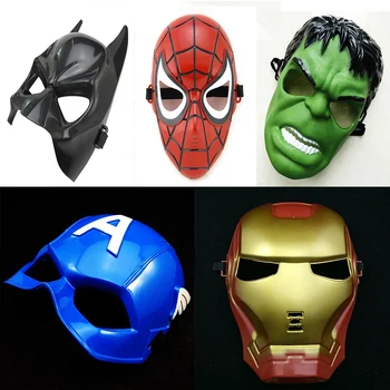 Halloween Super Hero Masks Hulk American Captain Iron Man Batman Star Wars Darth Vader Spiderman Mask Children Cartoon Party Toy
Halloween Super Hero Masks Hulk American Captain Iron Man Batman Star Wars Darth Vader Spiderman Mask Children Cartoon Party Toy
